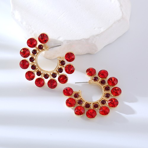 Fashion Jewelry Rhinestone Earrings For Women YWHME-863