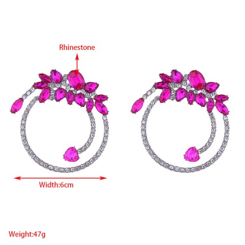 Fashion Jewelry Rhinestone Earrings For Women YWHME-865