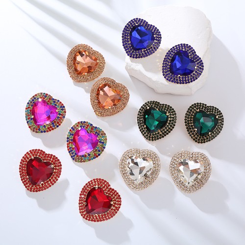 Fashion Jewelry Rhinestone Earrings For Women YWHME-866