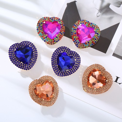 Fashion Jewelry Rhinestone Earrings For Women YWHME-866