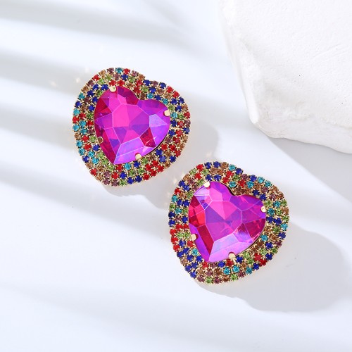 Fashion Jewelry Rhinestone Earrings For Women YWHME-866