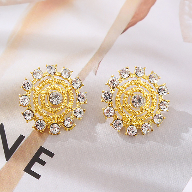 Fashion Jewelry Rhinestone Earrings For Women YWHME-868 