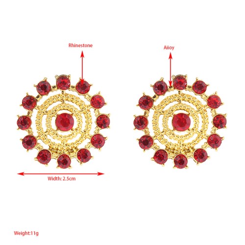 Fashion Jewelry Rhinestone Earrings For Women YWHME-868