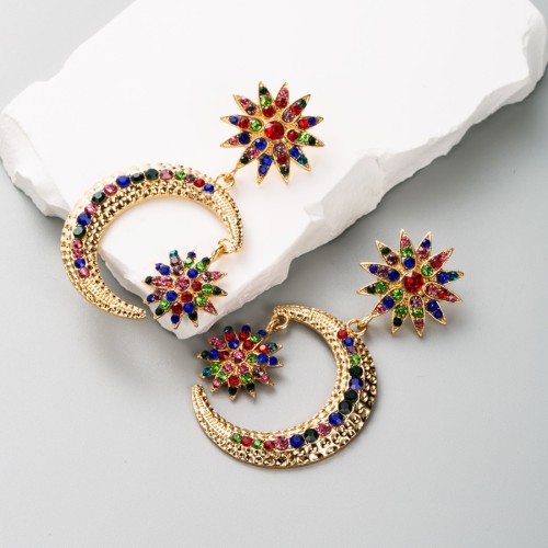 Fashion Jewelry Rhinestone Earrings For Women YWHME-869