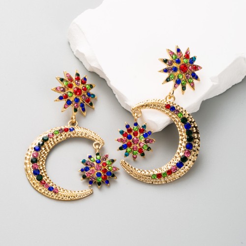 Fashion Jewelry Rhinestone Earrings For Women YWHME-869