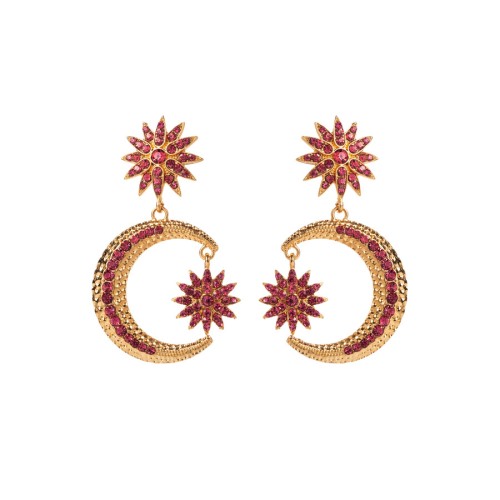 Fashion Jewelry Rhinestone Earrings For Women YWHME-869