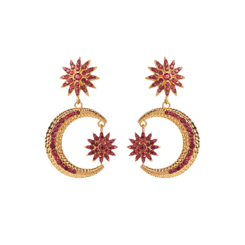 Fashion Jewelry Rhinestone Earrings For Women YWHME-869 