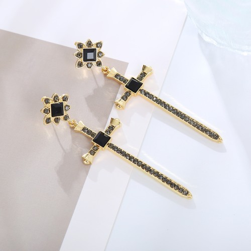 Fashion Jewelry Rhinestone Earrings For Women YWHME-871