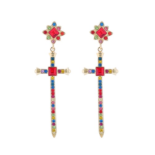 Fashion Jewelry Rhinestone Earrings For Women YWHME-871