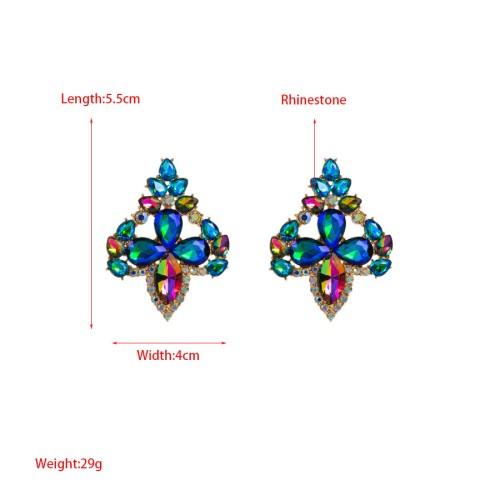 Fashion Jewelry Rhinestone Earrings For Women YWHME-872