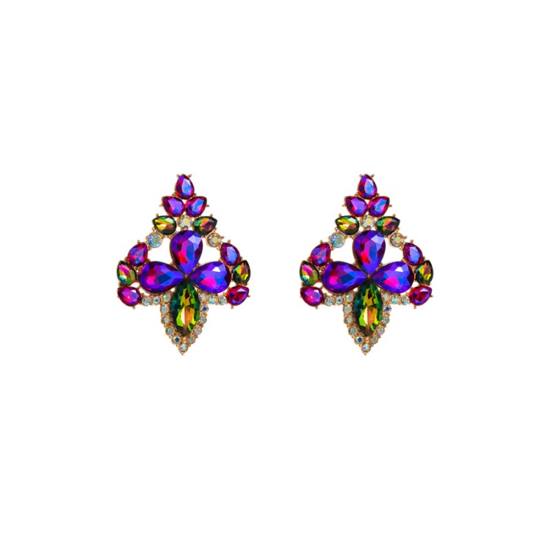 Fashion Jewelry Rhinestone Earrings For Women YWHME-872 