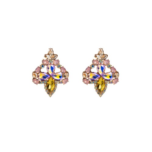 Fashion Jewelry Rhinestone Earrings For Women YWHME-872