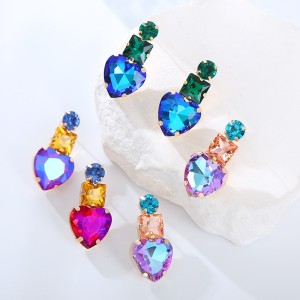 Fashion Jewelry Rhinestone Earrings For Women YWHME-874 