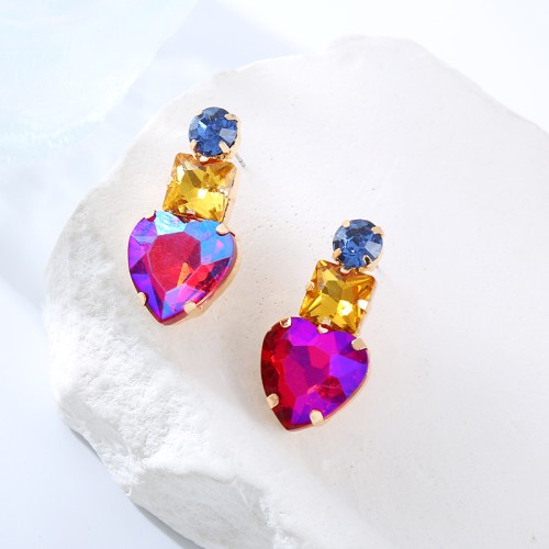 Fashion Jewelry Rhinestone Earrings For Women YWHME-874