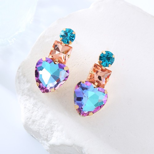 Fashion Jewelry Rhinestone Earrings For Women YWHME-874