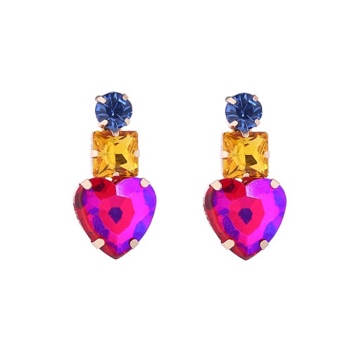 Fashion Jewelry Rhinestone Earrings For Women YWHME-874