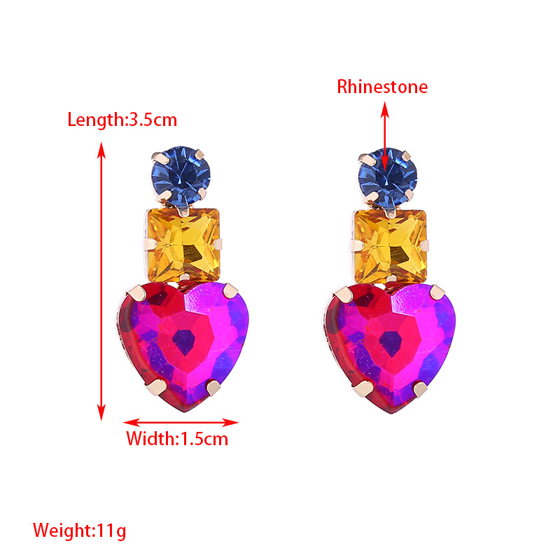 Fashion Jewelry Rhinestone Earrings For Women YWHME-874 