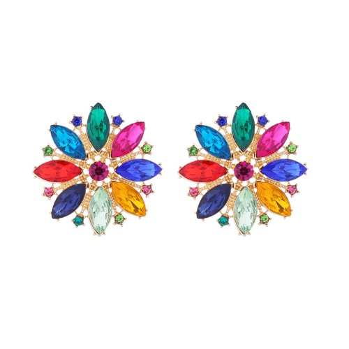 Fashion Jewelry Rhinestone Earrings For Women YWHME-875