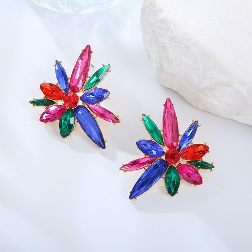 Fashion Jewelry Rhinestone Earrings For Women YWHME-876