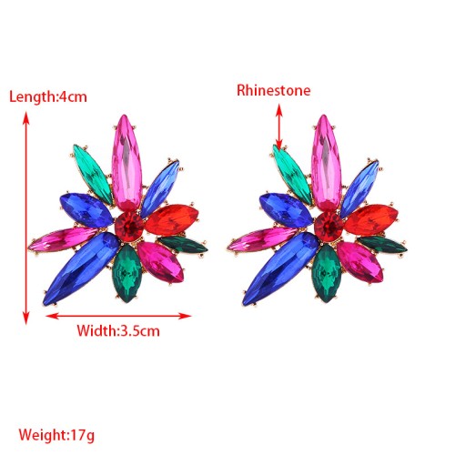 Fashion Jewelry Rhinestone Earrings For Women YWHME-876