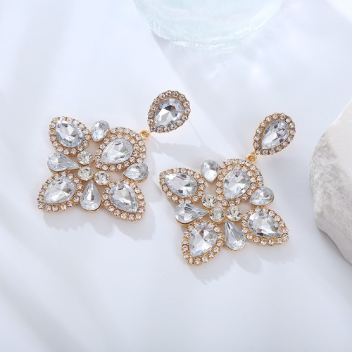 Fashion Jewelry Rhinestone Earrings For Women YWHME-877