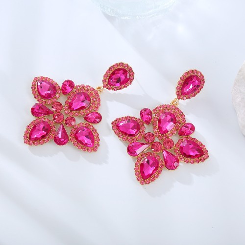 Fashion Jewelry Rhinestone Earrings For Women YWHME-877