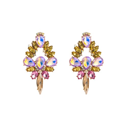 Fashion Jewelry Rhinestone Earrings For Women YWHME-878