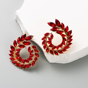 Fashion Jewelry Rhinestone Earrings For Women YWHME-879 