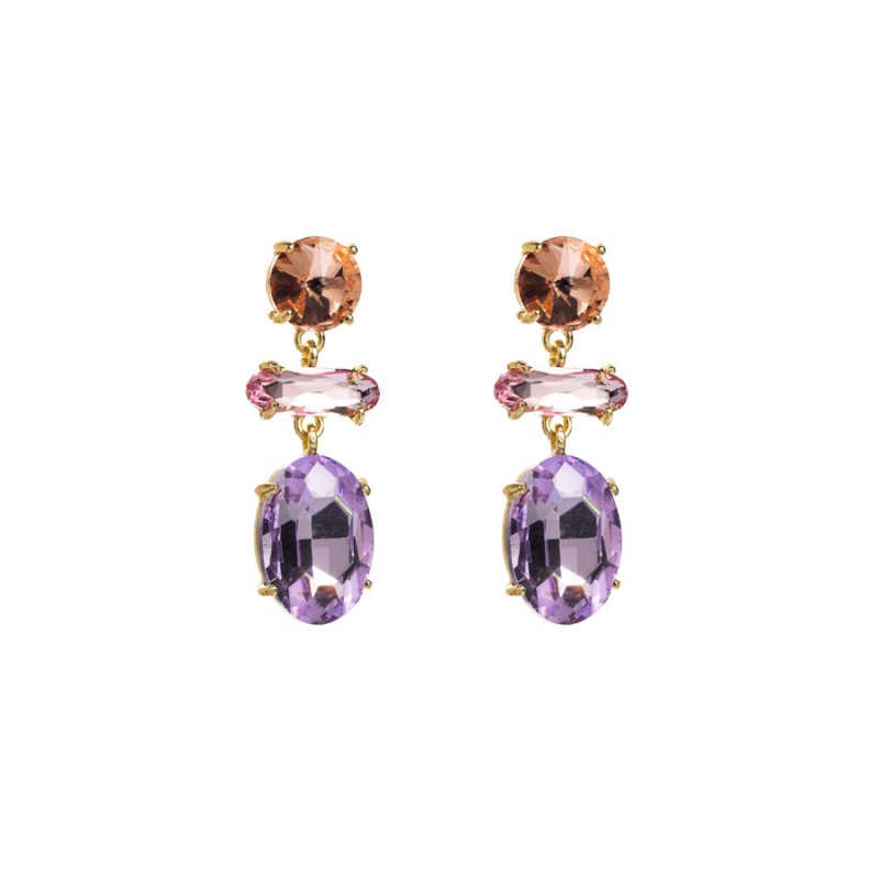 Fashion Jewelry Rhinestone Earrings For Women YWHME-880 