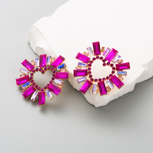 Fashion Jewelry Rhinestone Earrings For Women YWHME-881