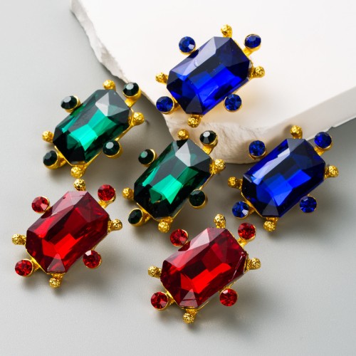 Fashion Jewelry Rhinestone Earrings For Women YWHME-882