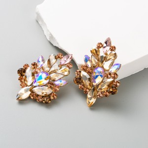 Fashion Jewelry Rhinestone Earrings For Women YWHME-883 