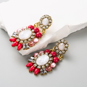 Fashion Jewelry Rhinestone Earrings For Women YWHME-884 