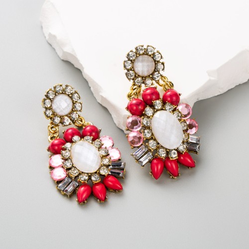 Fashion Jewelry Rhinestone Earrings For Women YWHME-884