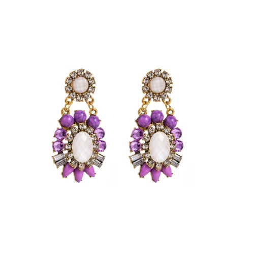 Fashion Jewelry Rhinestone Earrings For Women YWHME-884