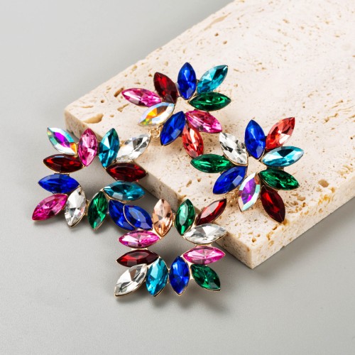 Fashion Jewelry Rhinestone Earrings For Women YWHME-885