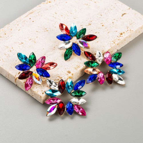 Fashion Jewelry Rhinestone Earrings For Women YWHME-885