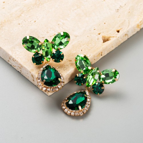 Fashion Jewelry Rhinestone Earrings For Women YWHME-886