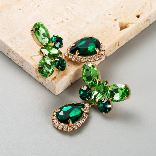 Fashion Jewelry Rhinestone Earrings For Women YWHME-886