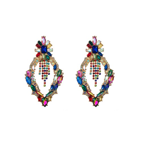 Fashion Jewelry Rhinestone Earrings For Women YWHME-887