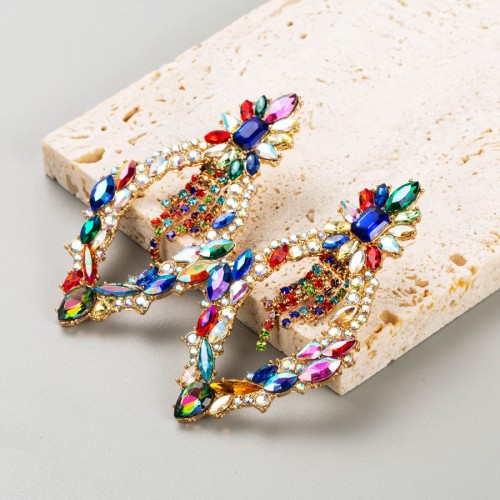 Fashion Jewelry Rhinestone Earrings For Women YWHME-887