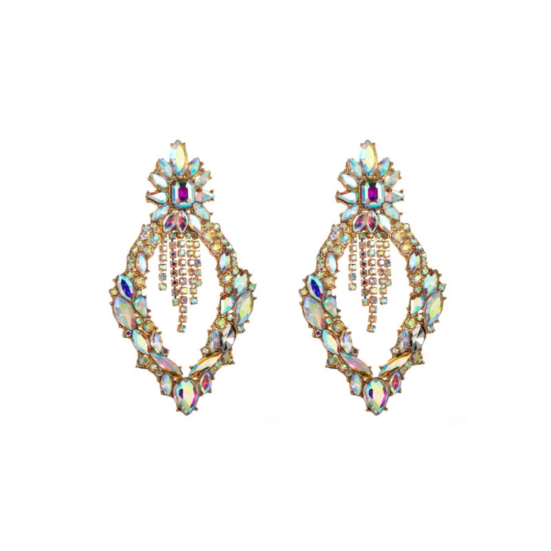 Fashion Jewelry Rhinestone Earrings For Women YWHME-887 