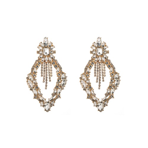 Fashion Jewelry Rhinestone Earrings For Women YWHME-887