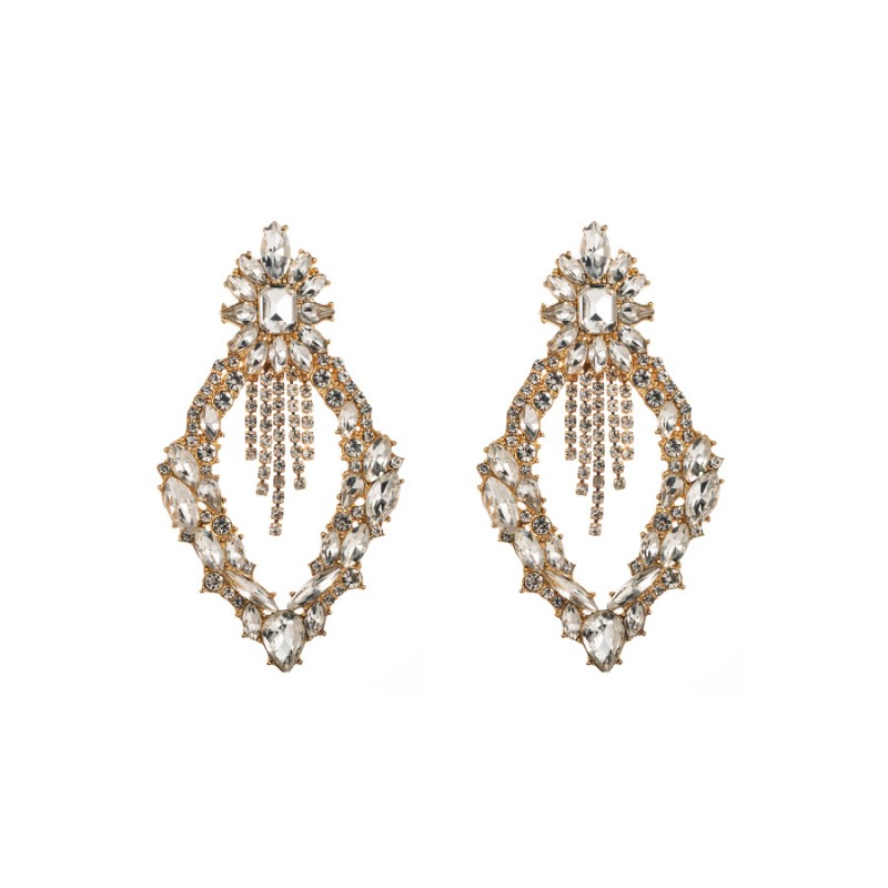 Fashion Jewelry Rhinestone Earrings For Women YWHME-887 