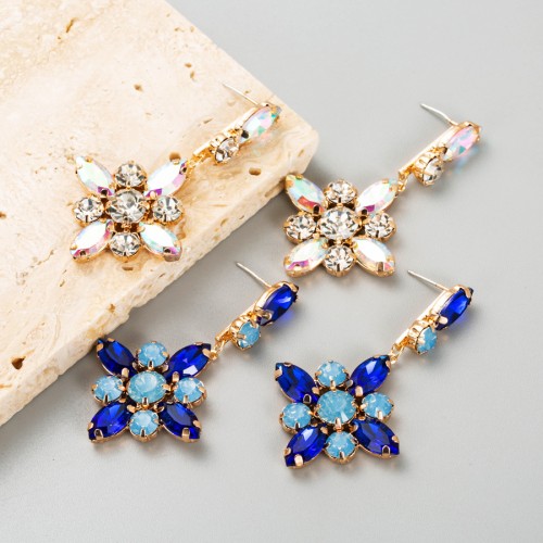 Fashion Jewelry Rhinestone Earrings For Women YWHME-888