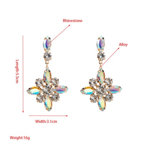 Fashion Jewelry Rhinestone Earrings For Women YWHME-888