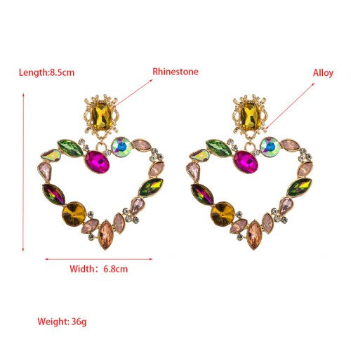 Fashion Jewelry Rhinestone Earrings For Women YWHME-889