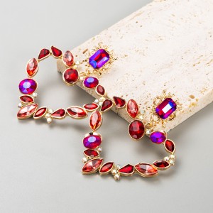 Fashion Jewelry Rhinestone Earrings For Women YWHME-889 