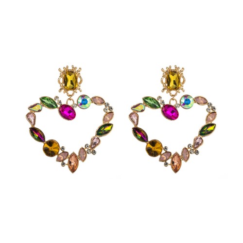 Fashion Jewelry Rhinestone Earrings For Women YWHME-889