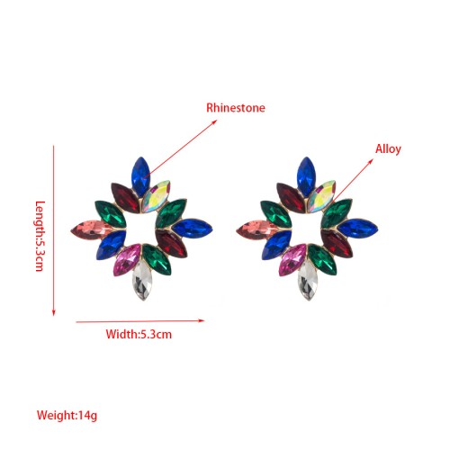 Fashion Jewelry Rhinestone Earrings For Women YWHME-890